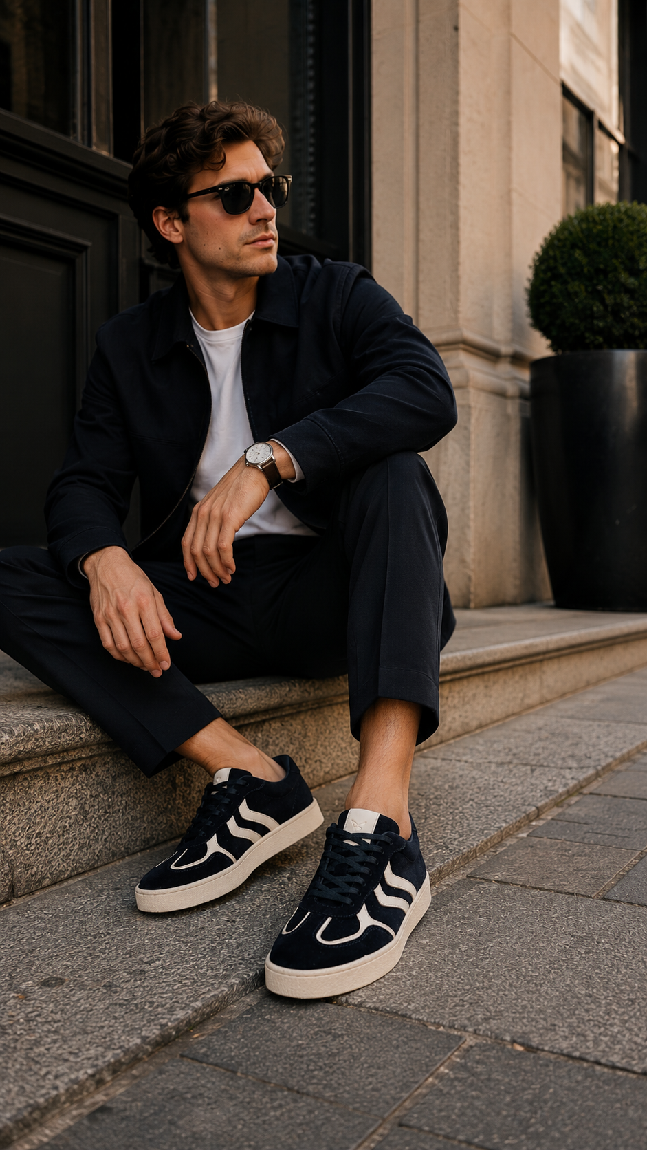 1294 Lacivert Sneaker - Görsel 7