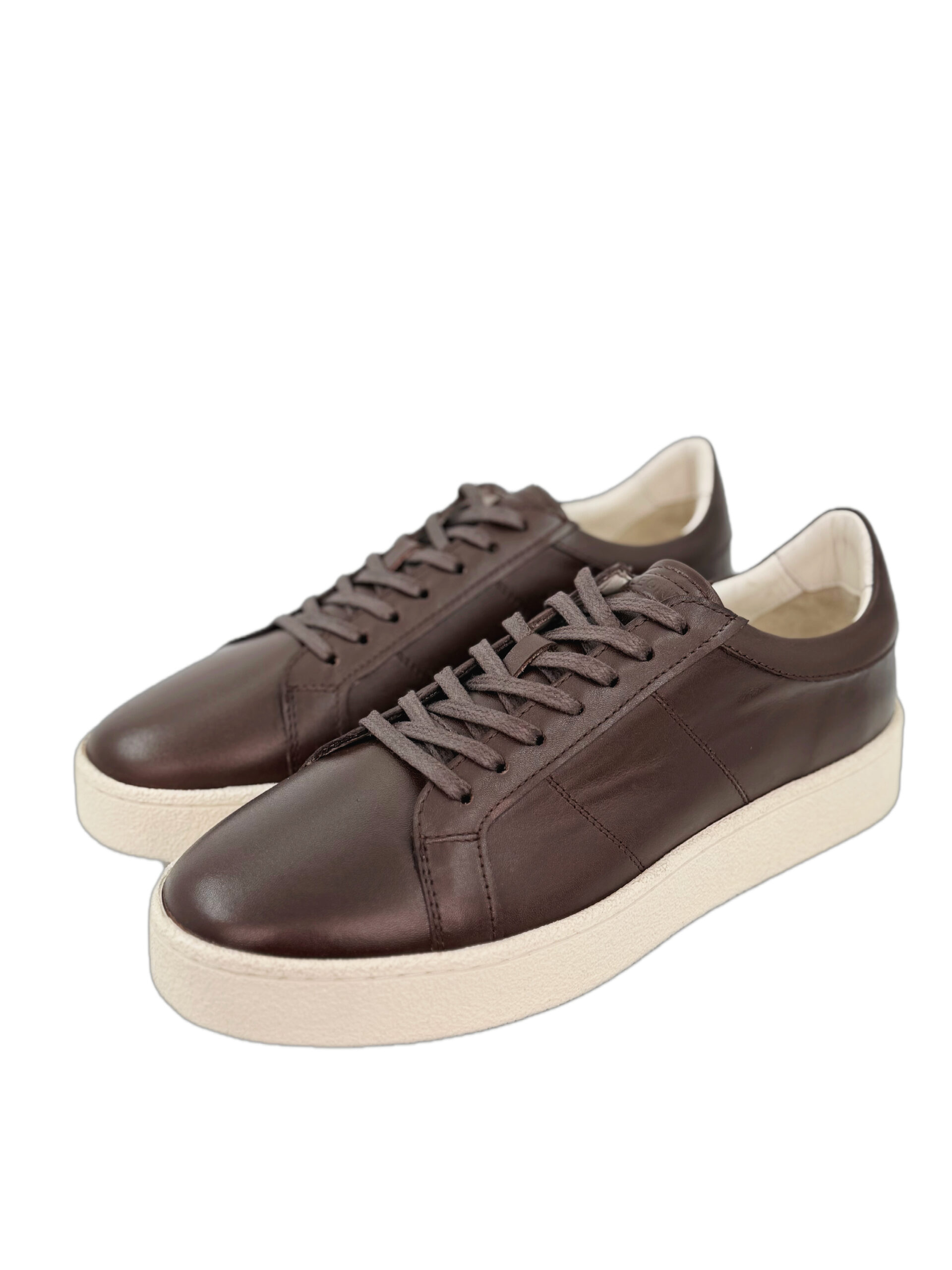1300 Kahverengi Deri Sneaker - Görsel 4